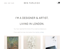 Tablet Screenshot of benfarleigh.com